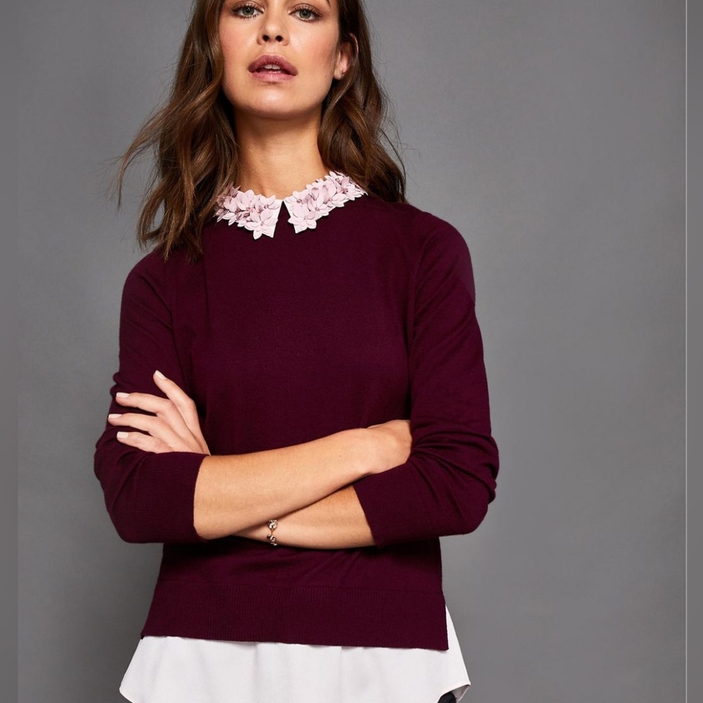 Ted Baker Nansea Layered Look Sweater